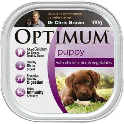 Optimum Puppy Food With Chicken Rice & Vegetables