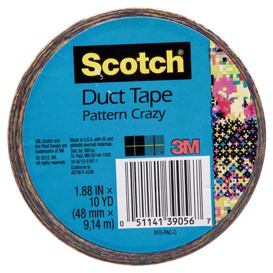 Scotch Duct Tape Crazy Pattern