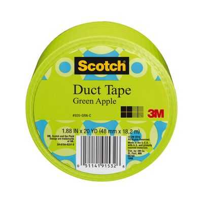 Scotch Duct Tape Apple Green Solid