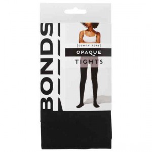 Bonds Comfy Tops Opaque Tights Black Sml-med