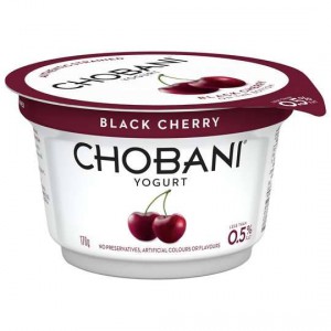 Chobani No Fat Black Cherry Yoghurt