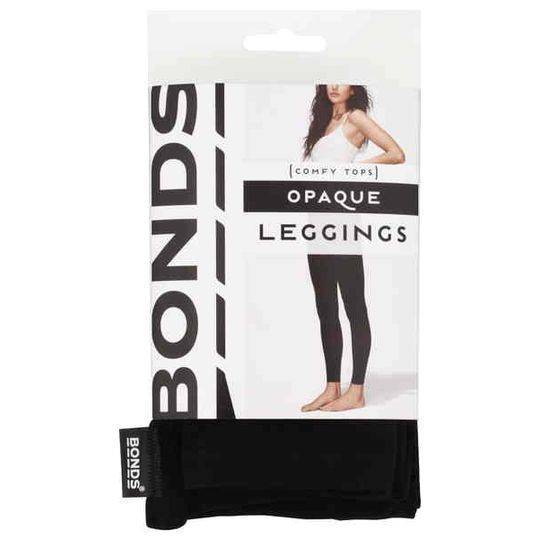 Bonds Comfy Tops Opaque Leggings Black Sml-med