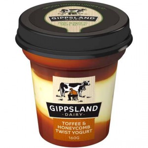 Gippsland Dairy Twist Toffee Honeycomb Yoghurt