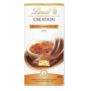 Lindt Creation Milk Chocolate Heavenly Creme Brulee
