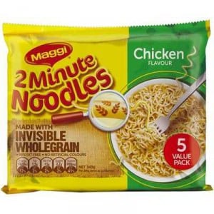Maggi Chicken 2 Minute Noodle Wholegrain 5pk