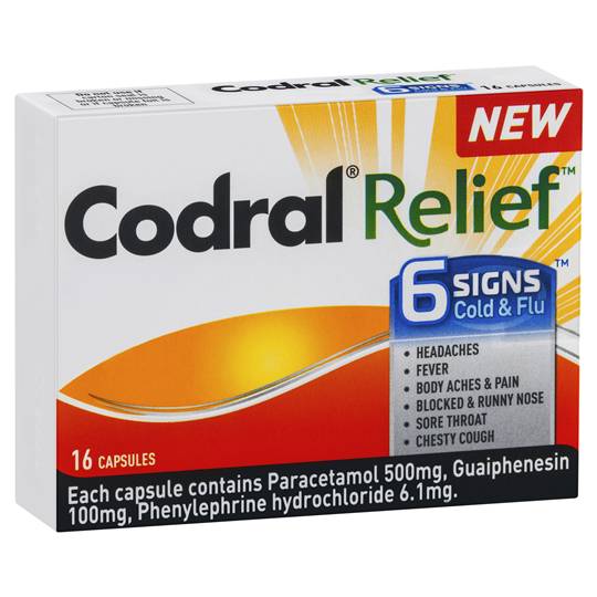Codral Relief 6 Signs Capsules