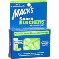 Macks Ear Plugs Soft Foam Snore Blockers