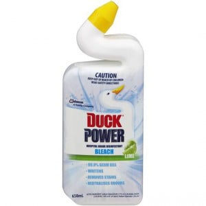 Duck Power Toilet Cleaner Bleach Lime