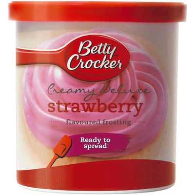 Betty Crocker Creamy Deluxe Frosting Strawberry