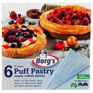 Borg's Pastry Puff 6 Sheets