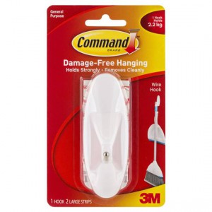 Command Strips & Large Wire Hooks