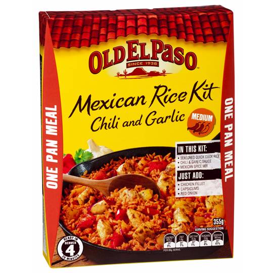Old El Paso Chili & Garlic Mexican Rice Kit