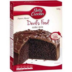 Betty Crocker Cake Mix Devil's Food