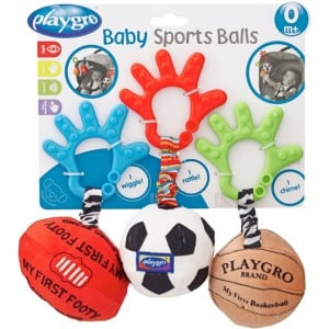 Playgro Baby Toy Ball Trio
