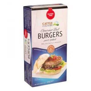 Cattle Country Beef Burger Gluten Free