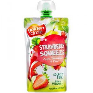 Golden Circle Puree Strawberry Squeeze