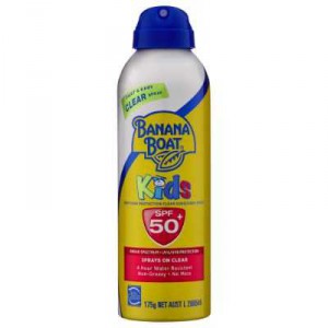 Banana Boat Spf 50+ Sunscreen Kids Clear Spray