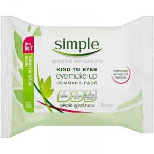 Simple Kind To Eyes Eye Make-up Remover Wipes