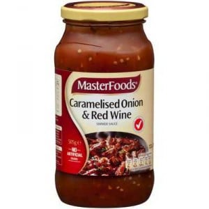 Masterfoods Simmer Sauce Caramelised Onion & Red Wine