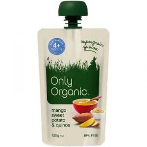 Only Organic 4 Months Mango Sweet Potato & Quinoa