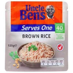 Uncle Bens Serves One Microwave Brown Rice