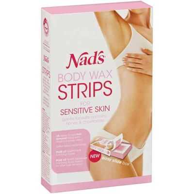 Nads Body Wax Strips Sensitive Skin