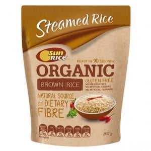 Sunrice Brown Rice Steamed Organic