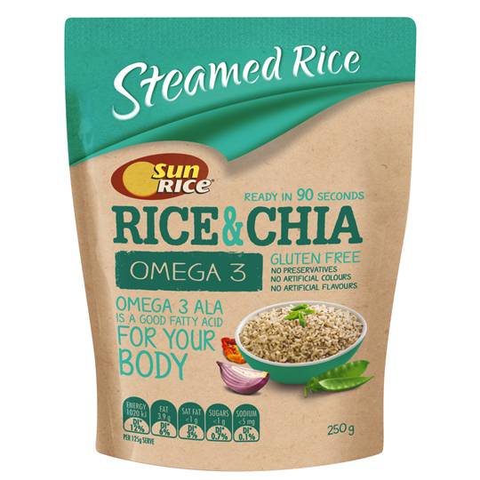 Sunrice Brown Rice Steamed With Chia