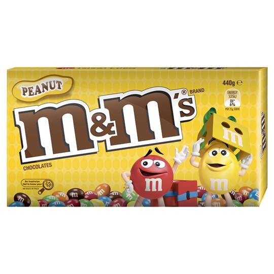 M&M Peanut Family Size Pack 440G