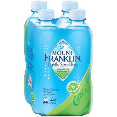 Mount Franklin Lightly Sparkling Lime Water