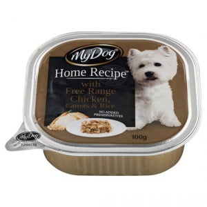 My Dog Home Recipe Adult Dog Food Chicken Carrots & Rice