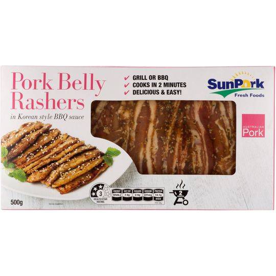 Sunpork Fresh Foods Pork Belly In Korean Style Bbq Sauce