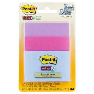 Post-it® Super Sticky Notes Tropic Breeze