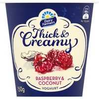 Dairy Farmers Thick & Creamy Raspberry & Coconut Yoghurt