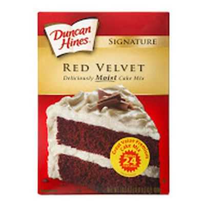 Duncan Hines Baking Mixes Red Velvet Cake