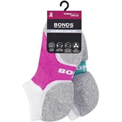 Bonds Ladies Ultimate Comfort Socks Low Cut Size 2 - 8