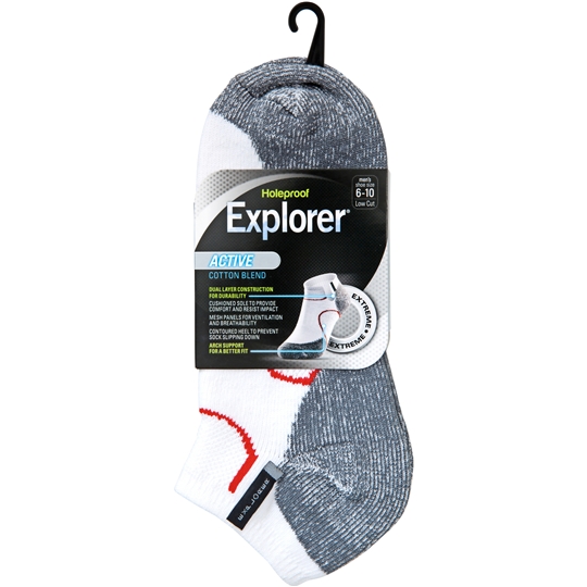 Bonds Explorer Socks Mens Sport Lowcut 6-10