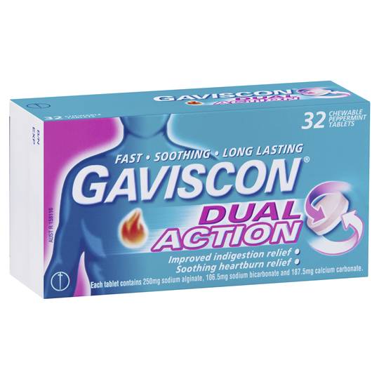 Gaviscon Heartburn Dual Action