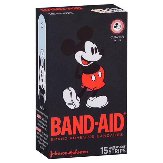Band-aid Plastic Strips Mickey Mouse