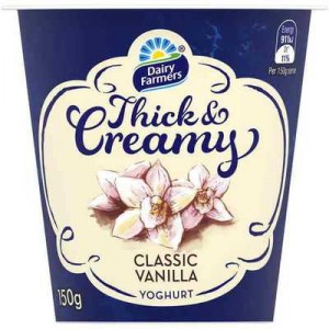 Dairy Farmers Thick & Creamy Classic Vanilla Yoghurt