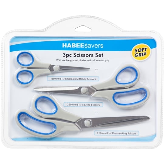 Habee Savers Scissors Triple Value Pack