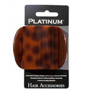 Platinum Hair Clip Small Euro