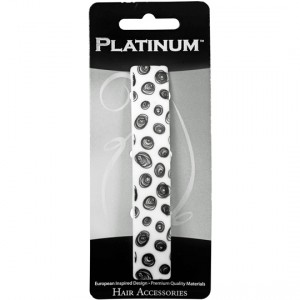 Platinum Hair Clip Pattern French