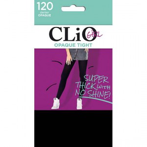 Clio Girl No Shine 120d Opaque Tight Black Tall