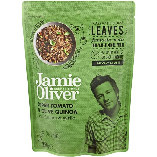 Jamie Oliver Heat & Serve Sundried Tomato & Olive Quinoa