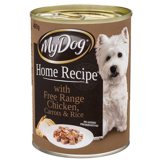 My Dog Home Recipe Adult Dog Food Chicken Carrots & Rice