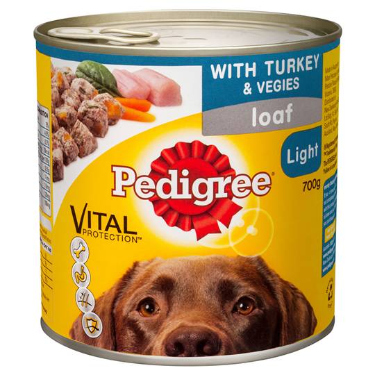 Pedigree Adult Dog Food Loaf Light Turkey & Vegies