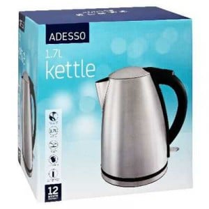 Adesso Appliance Stainless Steel Kettle Cordles
