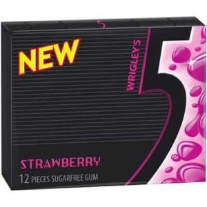 Wrigley's 5 Sugarfree Gum Strawberry