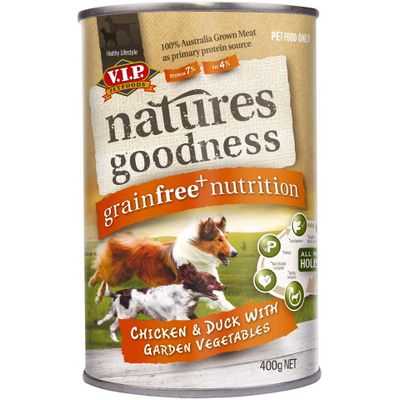 Vip Natures Goodness Grainfree Adult Dog Food Chicken & Duck With Vegetables